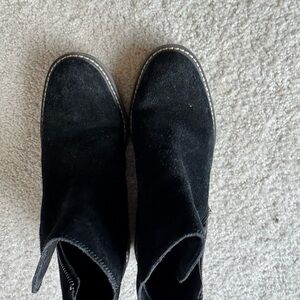 Crown Vintage Black Heeled Boots